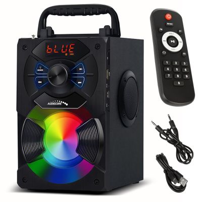 10. Głośnik przenośny bluetooth Audiocore, radio FM, wejście kart SD/MMC, AUX, USB, pilot, AC730