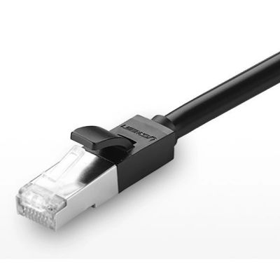 7. Kabel Ugreen NW112 11281 sieciowy Ethernet RJ45 (żeński) - RJ45 (męski) F/UTP Cat. 6 1 Gbps 2m - czarny