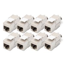 Digitus Moduł CAT 6A Keystone, ekranowany, beznarzędziowe złącze montażowe - 8 szt.