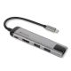 Verbatim 49141 stacja dokująca USB 3.2 Gen 1 (3.1 Gen 1) Type-C Czarny, Srebrny
