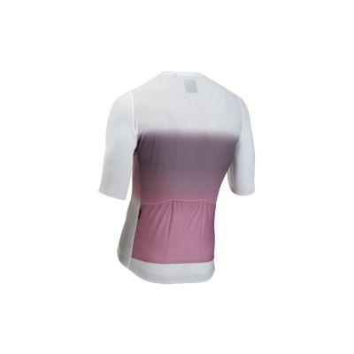 2. Koszulka rowerowa NORTHWAVE Blade Air Jersey S/s biało różowa