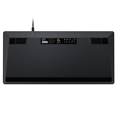 37. Klawiatura Logitech  920-008093 (mechaniczna; USB 2.0; (US); kolor czarny)