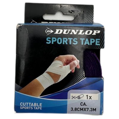 2. TAŚMA TEJP TAPE SPORTOWA KINEZIOLOGICZNA 7,3Mx3,8CM FIOLET DUNLOP