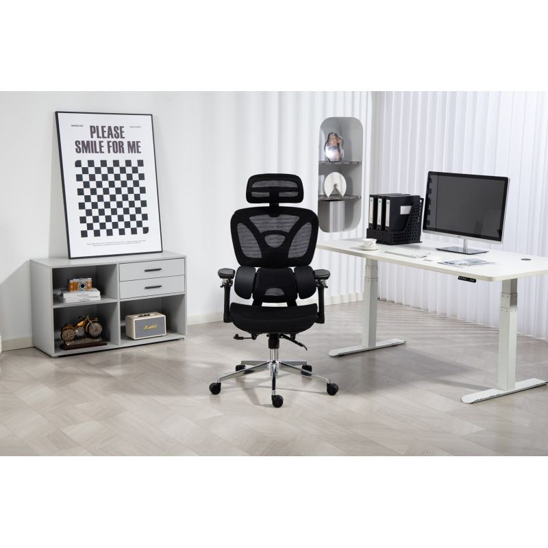 79. Activejet Fotel biurowy Ergonomiczny YK848 czarny