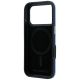 7. Etui Karl Lagerfeld Grained Allover Logo Metal Elongated MagSafe na iPhone 17 Pro / 18 Pro - niebieskie