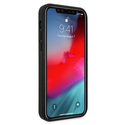 4. Etui Ferrari Off Track Quilted na iPhone 12 / 12 Pro - czarne