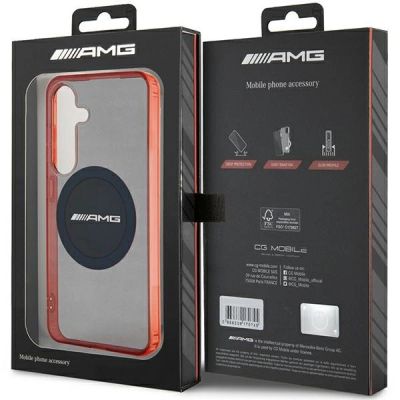 8. Etui AMG Transparent Bicolor MagSafe na Samsung Galaxy S24 - czarne