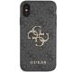 3. Etui Guess 4G Big Metal Logo na iPhone X / XS - szare