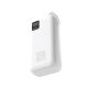 3. Powerbank Wozinsky W8-W 30000mAh 30W 2x USB-A i USB-C z latarką - biały