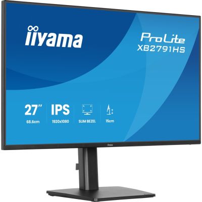 46. iiyama ProLite XB2791HS-B1 monitor komputerowy 68,6 cm (27") 1920 x 1080 px Full HD LED Czarny