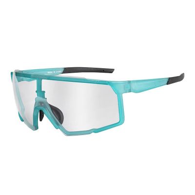 3. Rockbros SP22BL okulary z fotochromem turskusowe