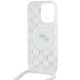 5. Etui Karl Lagerfeld IML Crossbody Monogram Karl & Choupette Head MagSafe na iPhone 15 Pro Max - przezroczyste