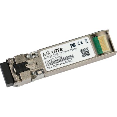 Moduł MikroTik XS+31LC10D | SFP/SFP+/SFP28 | 1/10/25Gb/s, SM, 10km, 1310nm