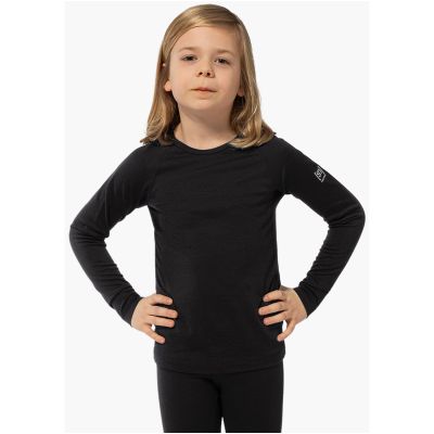 3. Longsleeve dziecięcy SUPER.NATURAL K ARCTIC230 LS czarny