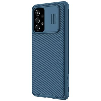 3. Nillkin CamShield Pro Case pancerne etui pokrowiec osłona na aparat kamerę Samsung Galaxy A73 niebieski