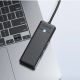 9. Hub USB Orico PAPW3AT-U3 4-portowy 3x USB-A 3.0 z czytnikiem kart microSD/SD 1,8 m - czarny