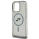 6. Etui Karl Lagerfeld IML Metal Karl&Choupette Head MagSafe na iPhone 16 Pro - czarne