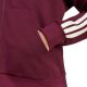 5. Bluza damska adidas Essentials 3-Stripes Full-Zip bordowa KX0785