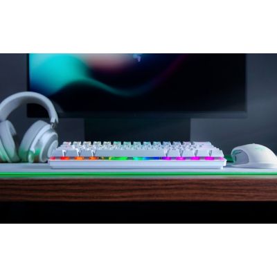 3. Razer Huntsman Mini klawiatura Gaming USB QWERTY Amerykański międzynarodowy Biały