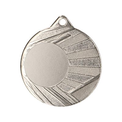 15. MEDAL Z MIEJSCEM NA WKLEJKĘ SREBRNY ŚR 50mm