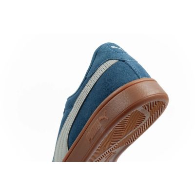 7. Puma buty sportowe męskie sneakersy Smash 3.0 skórzane klasyczne modne niebieskie