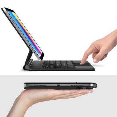 9. Etui Tech-Protect Smartcase Magnetic z klawiaturą na iPad 10.9” 2022 / iPad 11” 2025 - czarne