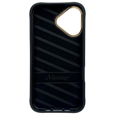 6. Etui Nimmy Glasses Cool Dog na iPhone 16 - czarne