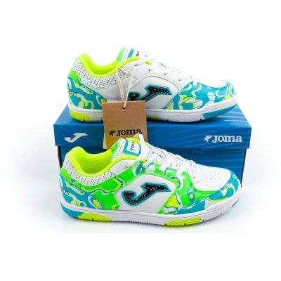 10. Joma buty sportowe piłkarskie Top Flex Jr 2662 halowe dziecięce