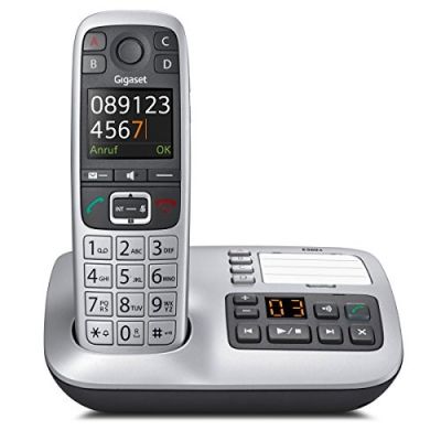 5. Gigaset E560A telefon Telefon w systemie DECT Nazwa i identyfikacja dzwoniącego Czarny, Srebrny