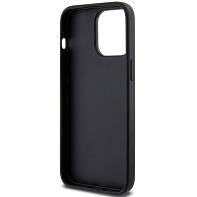 7. Etui Karl Lagerfeld Gripstand Saffiano Choupette Pins na iPhone 13 Pro Max - czarne