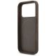 7. Etui Guess 4G Strap Triangle Logo MagSafe na iPhone 17 Pro - brązowe