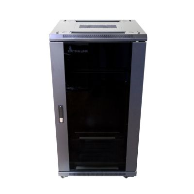 Extralink Szafa rack 22U 600x800 Czarna stojąca