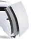 7. Kask rowerowy MTB Wozinsky z odpinanym daszkiem lekki L - czarno-biały