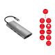 3. Equip 133490 stacja dokująca Przewodowa USB 3.2 Gen 1 (3.1 Gen 1) Type-C Szary