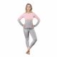 23. Bielizna termoaktywna Spokey Flora Set Lady Termo SM VT W 6114300000 szaro-różowa