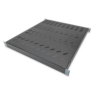Digitus Półka ze zmiennymi szynami mocującymi do montażu stałego w szafach 483 mm (19")