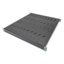 Digitus Półka ze zmiennymi szynami mocującymi do montażu stałego w szafach 483 mm (19")