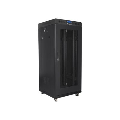 15. LANBERG SZAFA STOJĄCA RACK 19" 27U 600X600 DRZWI PERFOROWANE LCD CZARNA (FLAT PACK) FF01-6627-23BL
