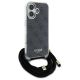 7. Etui Guess Crossbody Cord 4G Print na iPhone 16 Pro Max - czarne