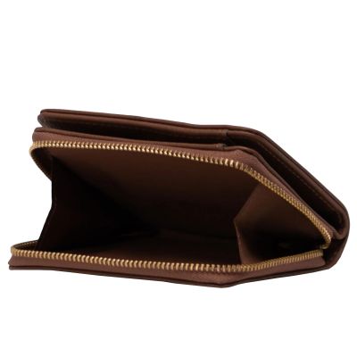 4. Herschel Georgia Vegan Leather Wallet 11171-03272 Brązowe One size