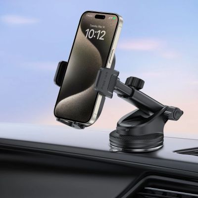 8. Uchwyt Tech-Protect V7 samochodowy na telefon na kokpit / kratkę nawiewu - czarny