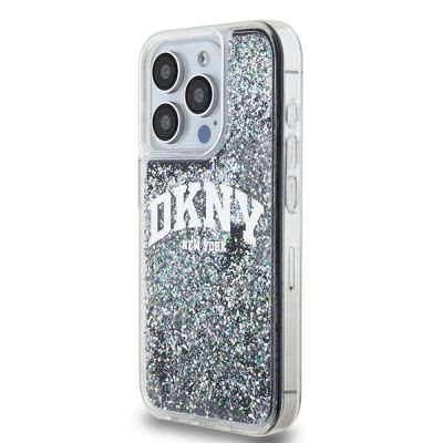 2. Etui DKNY Liquid Glitter Big Logo na iPhone 15 Pro - czarne