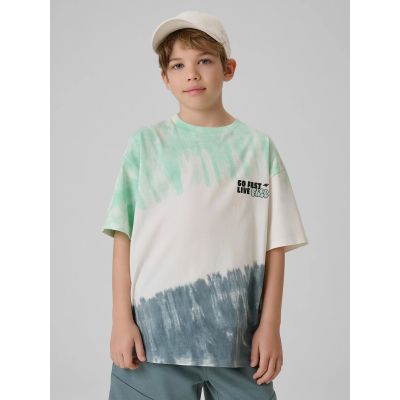 T-shirt bawełniany chłopięcy 4F 4FJRSS26TTSHM4172-90A