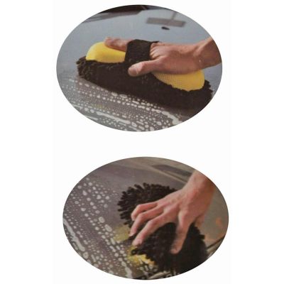 10. GĄBKA DO MYCIA AUTA MYJKA MIKROFIBRA 2W1 DUNLOP