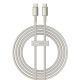 Kabel Baseus Tungsten Gold USB-C / USB-C 100W 2m - złoty