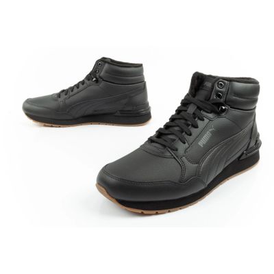 8. Puma ST Runner v4 Mid buty sportowe męskie sneakersy za kostkę czarne