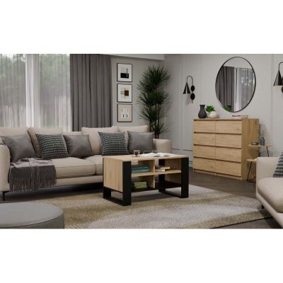 8. STOLIK KAWOWY MODERN 4P ARTISAN NOGA CZARNA