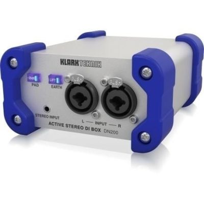 2. Klark Teknik DN200 V2 DI-Box aktywny 2-kanałowy