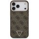 3. Etui Guess 4G Triangle Logo MagSafe na iPhone 17 Pro Max / 18 Pro Max - brązowe