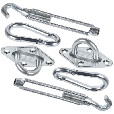 16. ZESTAW UCHYTÓW ZACZEPÓW MONTAŻOWY ŻAGLI PRZECIWSŁONECZNYCH